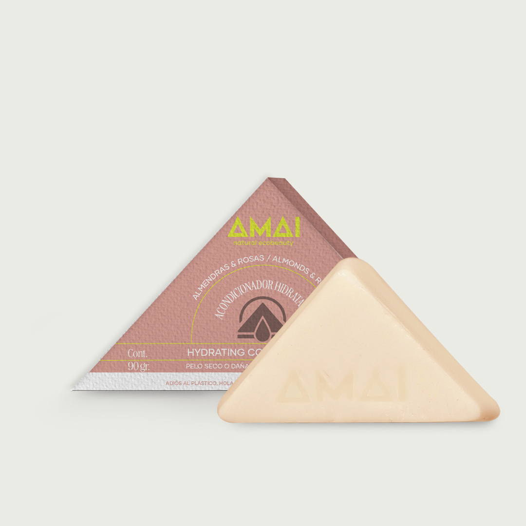 Conditioner bar for damaged, dry or damaged hair