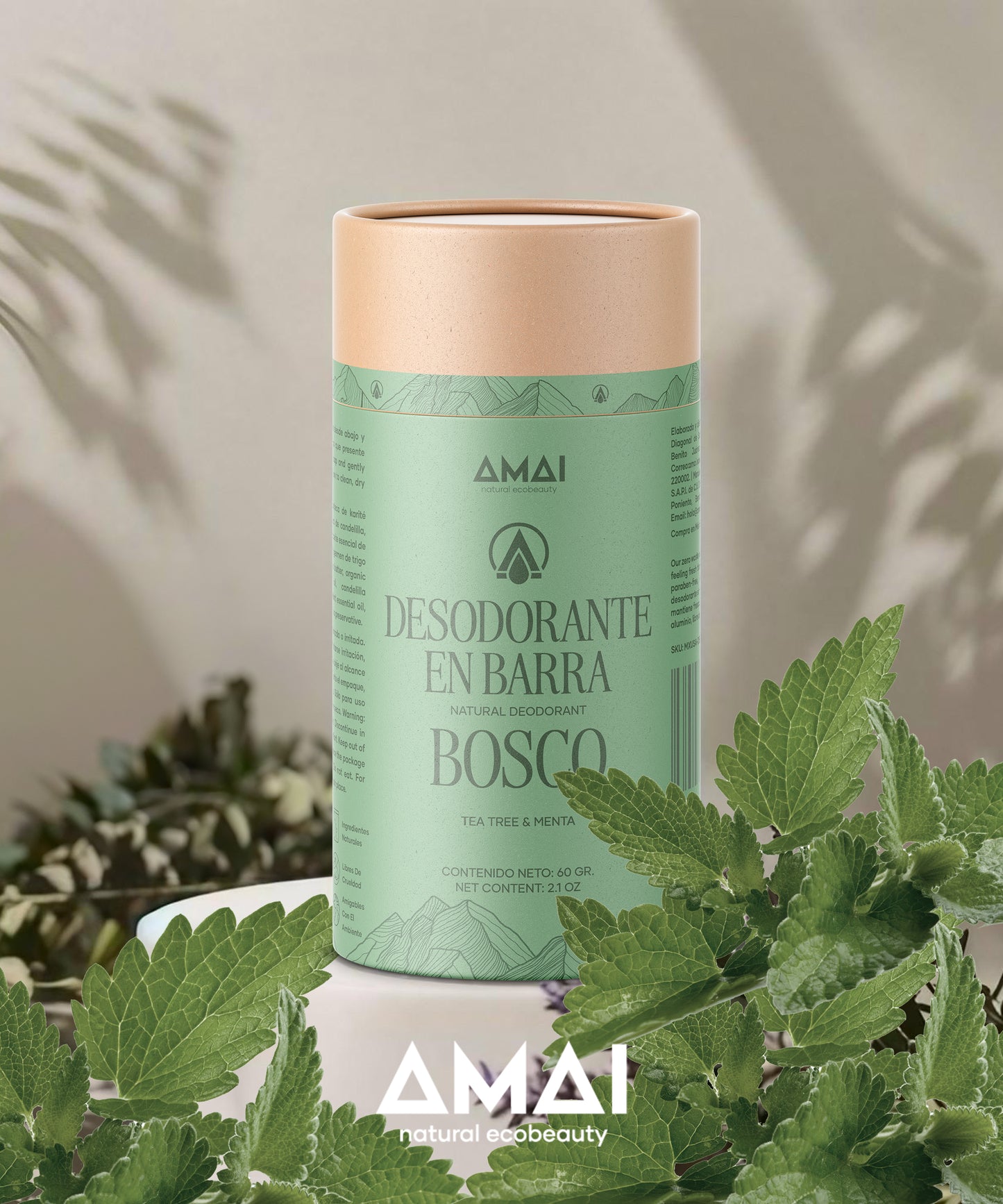 2 Natural Deodorants | Tea Tree & Mint