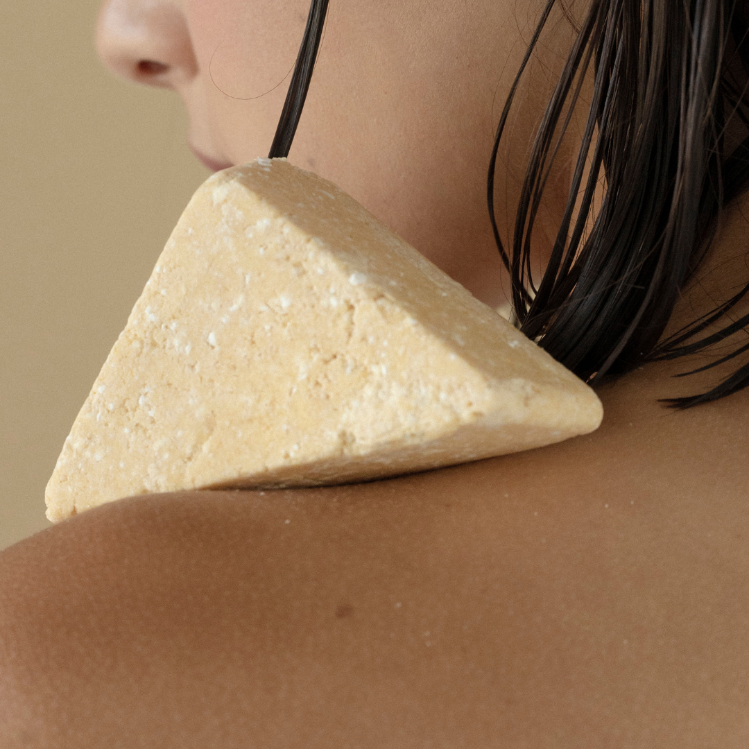 Natural shampoo bar without parabens without sulfates