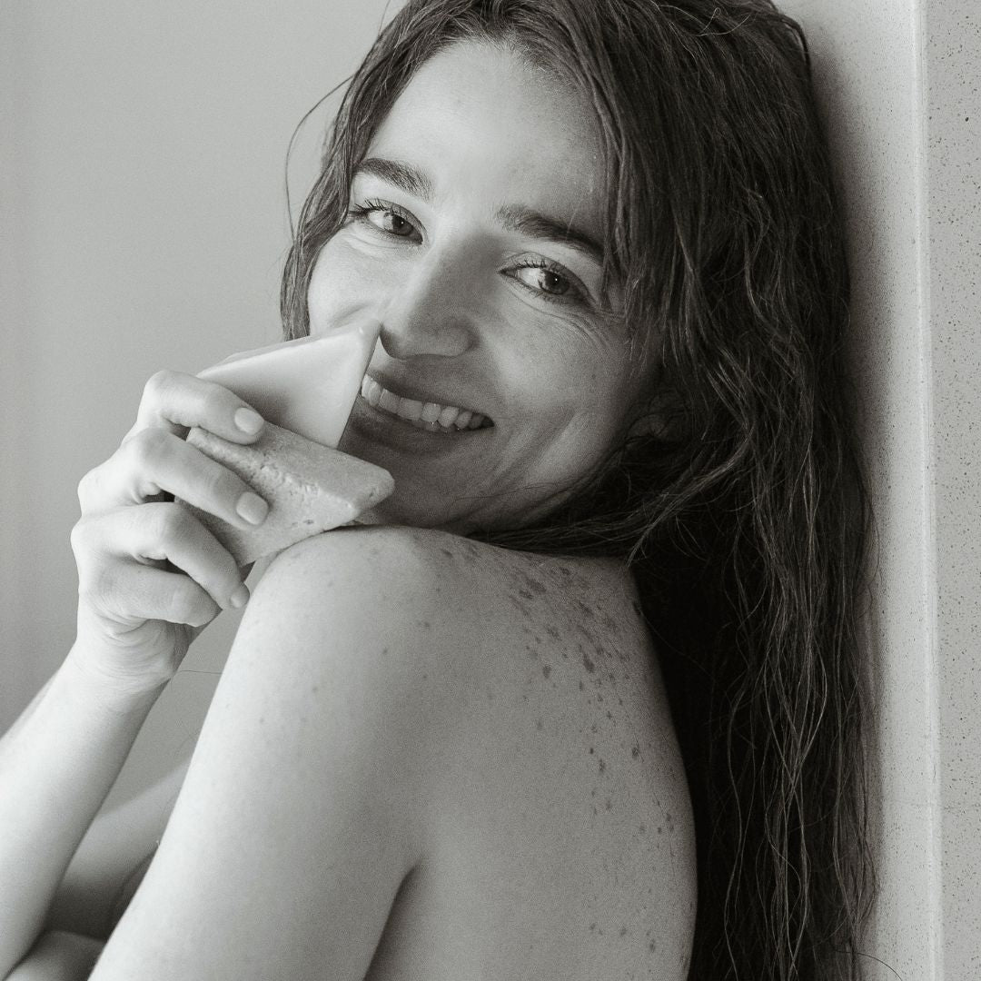Marianna Burelli smiling natural solid shampoo and conditioners